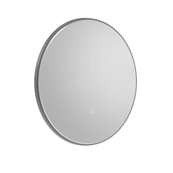 Oxygen LED Illuminated Circular Mirror with Ambient Lighting & Demister - Image 8