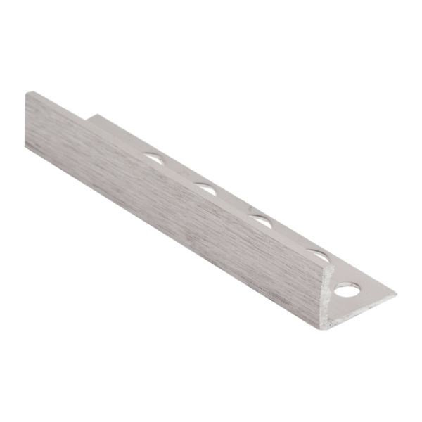 Brushed Chrome Square Tile Trim