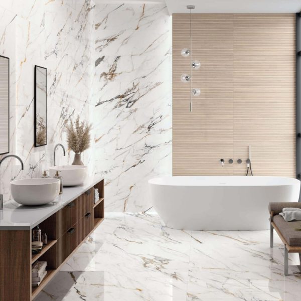 Calacatta Firenze Lux Polished Wall & Floor Tile 120x60