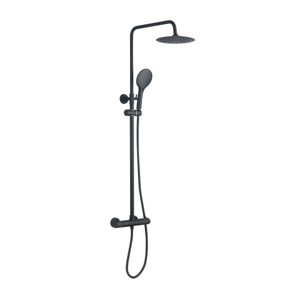 Menai Premium Round Thermostatic Overhead Shower Kit - Image 5