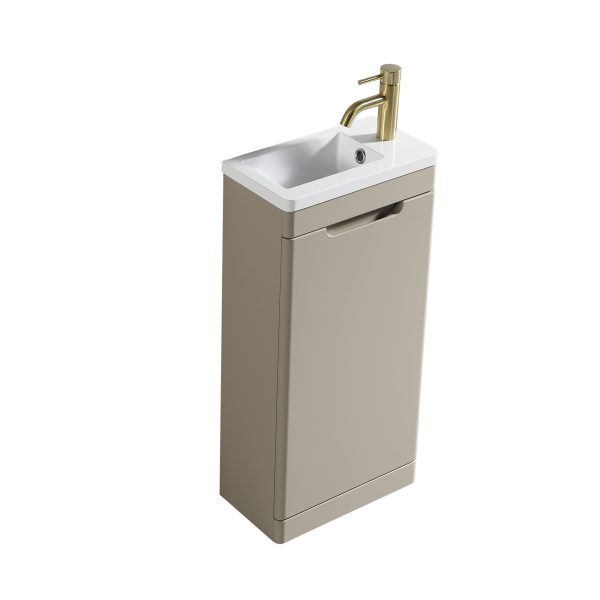 Acerra 400mm 1 Door Cloakroom Floorstanding Vanity Unit & Basin - Image 42