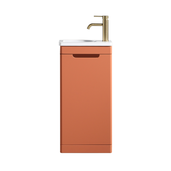 Acerra 400mm 1 Door Cloakroom Floorstanding Vanity Unit & Basin