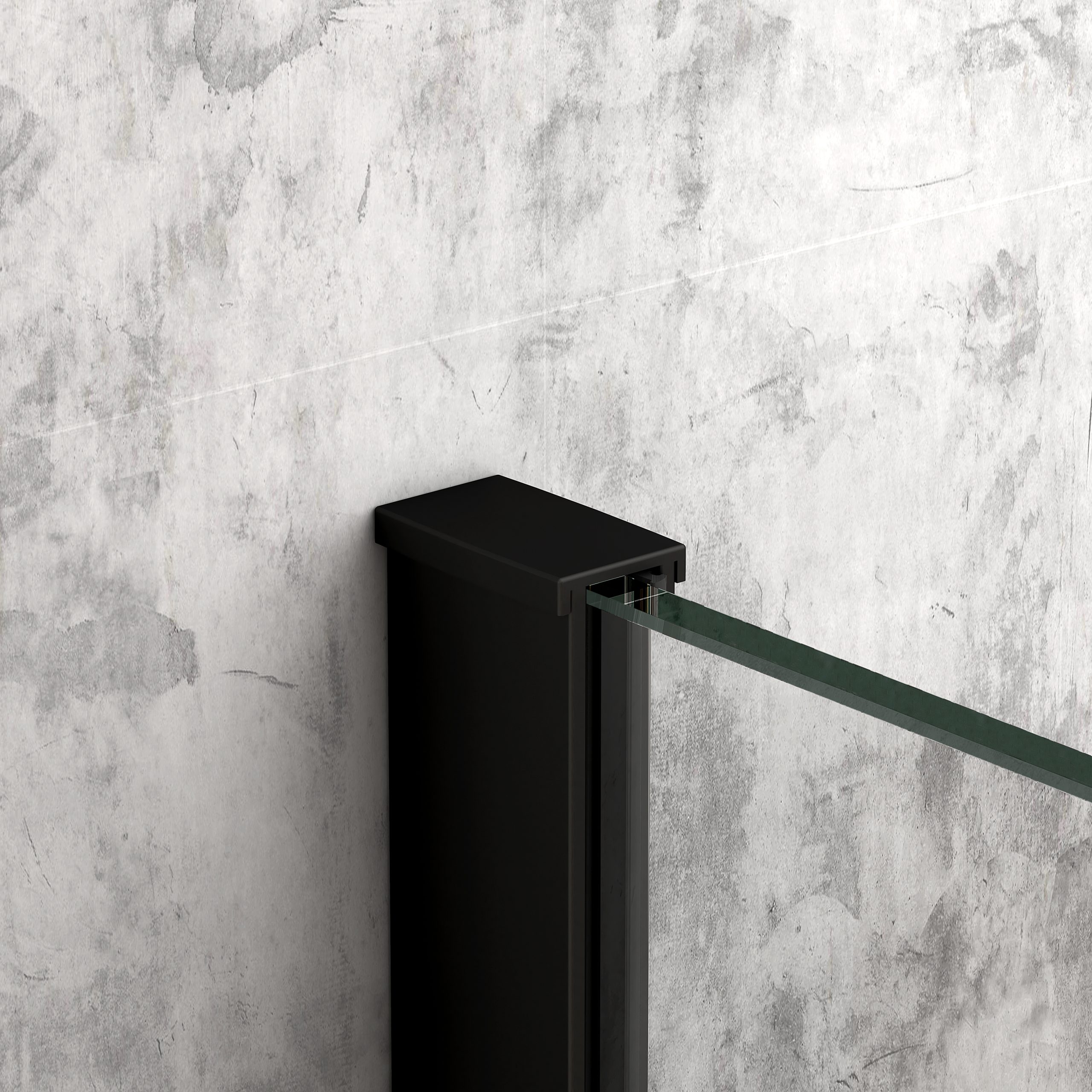 TI8 8mm Wetroom Clear Glass Panel with Profile Kit - Image 12