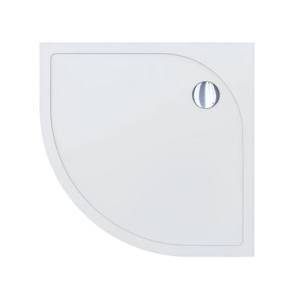 Low Profile Quadrant Shower Tray – White