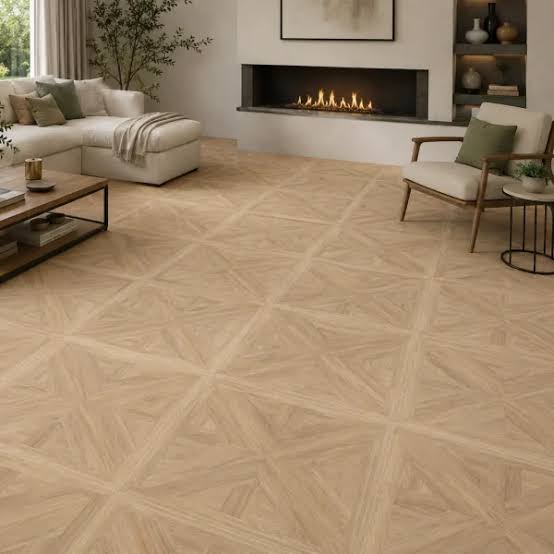 Volte Marquetry Nat 75x75 Floor Tile