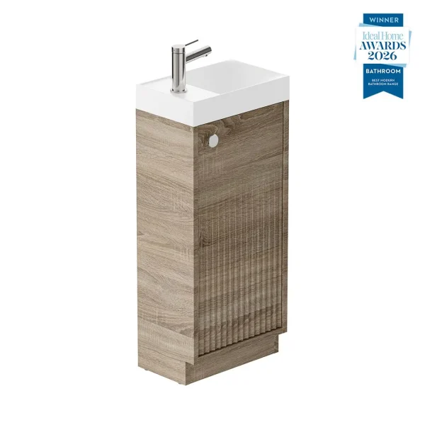 Safari 400mm Floor Standing Fluted Unit - Image 2